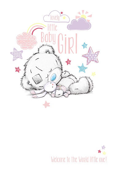 Kort, Lovely little Baby Girl - Me To You • Pryloteket