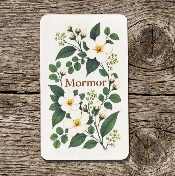 Paketkort Mormor, 5,5 x 9cm
