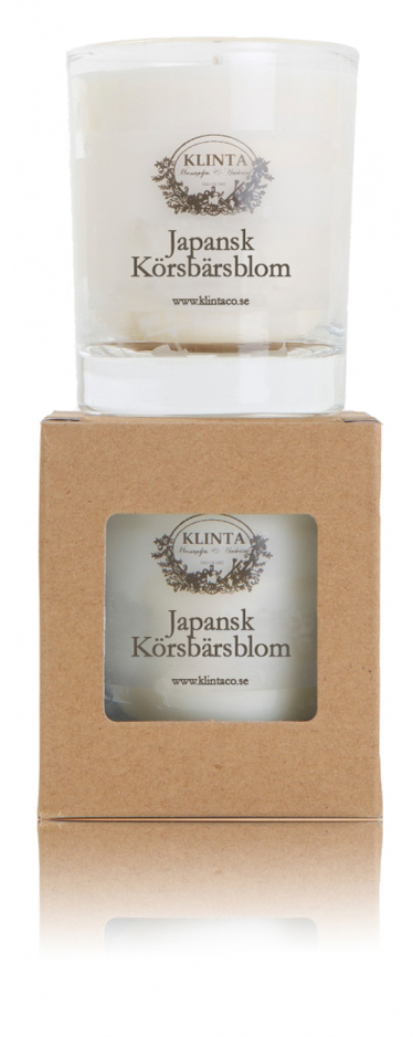 Massageljus/Doftljus Japansk Krsbrsblom frn Klinta