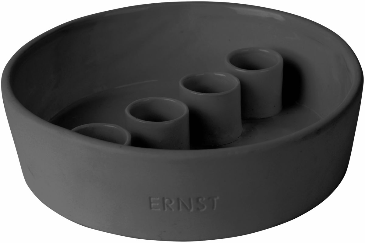 Ljusskål för 4 ljus, stengods - Ernst Kirchsteiger