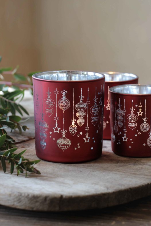 Ljuslykta Christmas Ornaments, från Majas lyktor säljs till förmån för Barncancerfonden