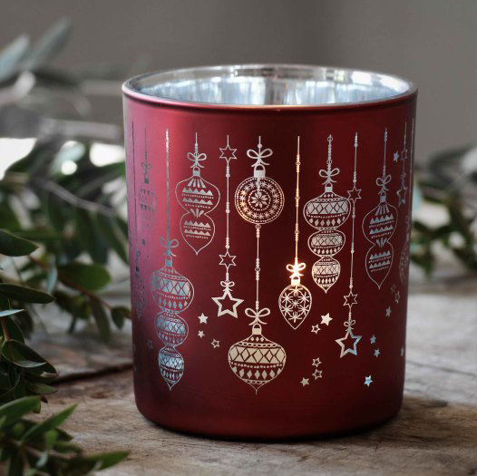 Ljuslykta Christmas Ornaments, från Majas lyktor säljs till förmån för Barncancerfonden