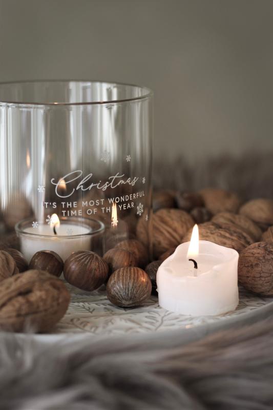 Ljuslykta Christmas från Majas lyktor säljs till förmån för Barncancerfonden
