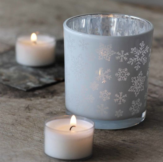 Ljuslykta snowflakes, från Majas lyktor säljs till förmån för Barncancerfonden