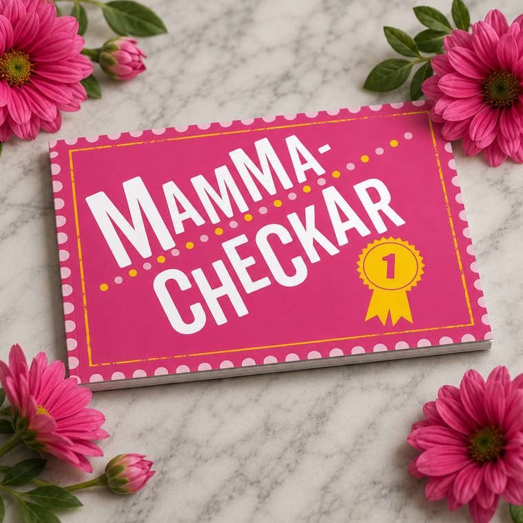 Mammacheckar - presentkortshäfte till Mamma