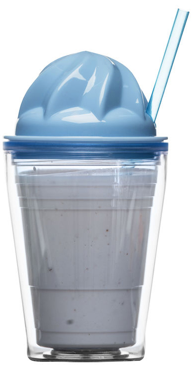 Sweet Milkshakemugg med sugrör från Sagaform