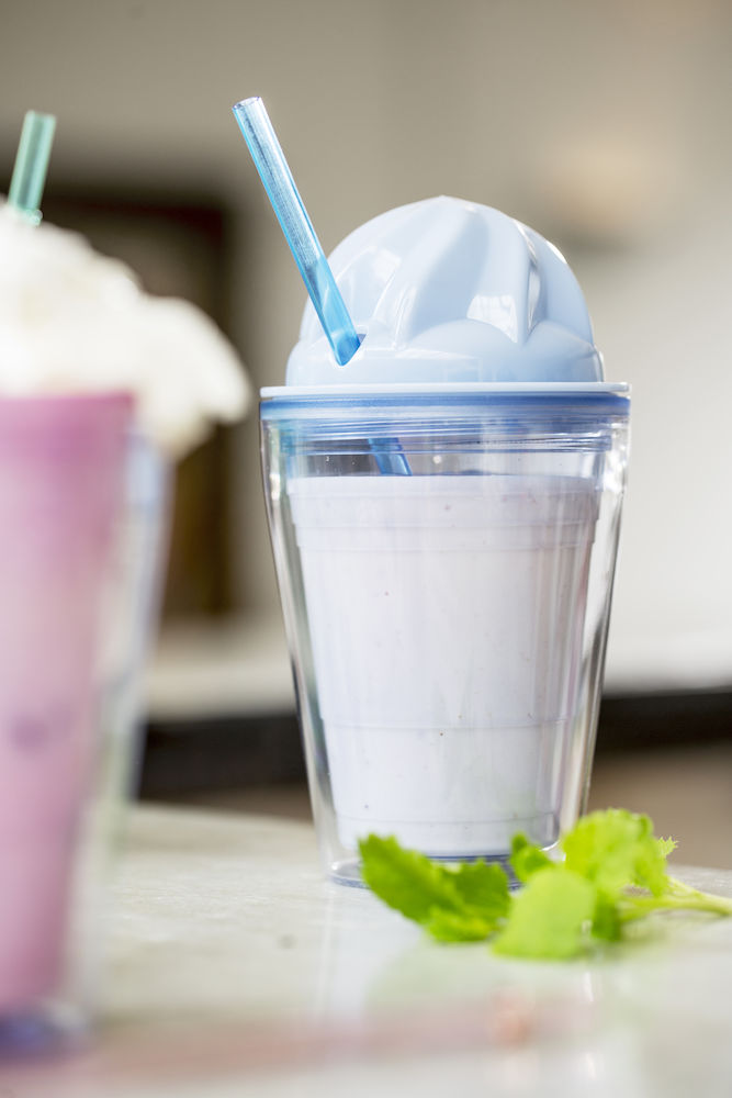 Sweet Milkshakemugg med sugrör från Sagaform