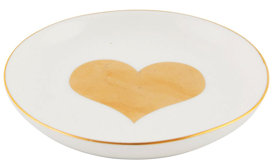 Keramikfat med Guldhjärta