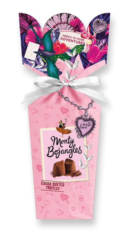 "With Love" lyxiga chokladtryfflar från Monty Bojangles • Pryloteket