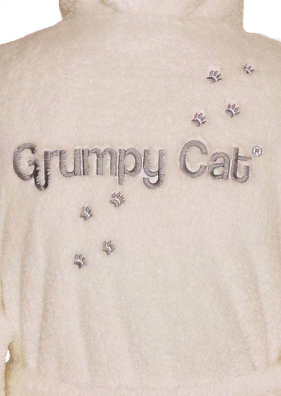 Morgonrock Grumpy Cat för kattfantasten