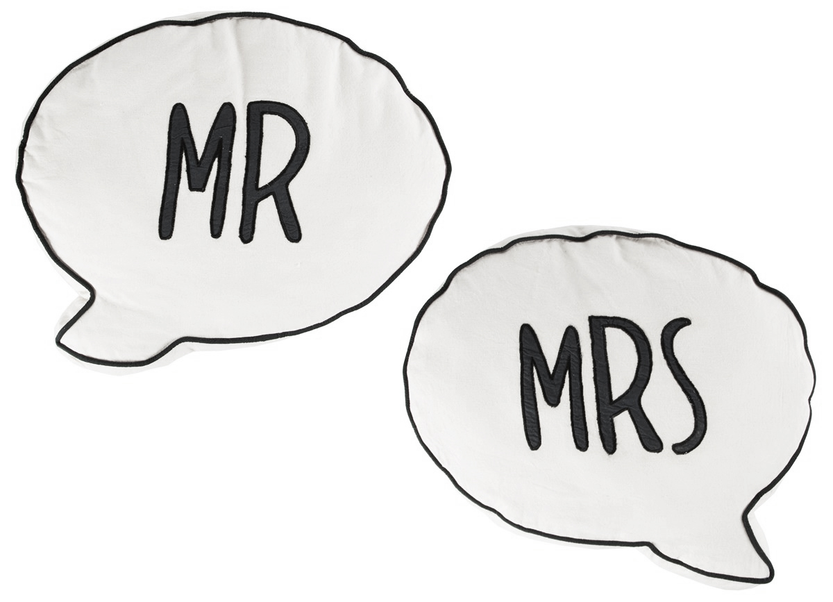 Kudde Mr & Mrs (Mrs) • Pryloteket