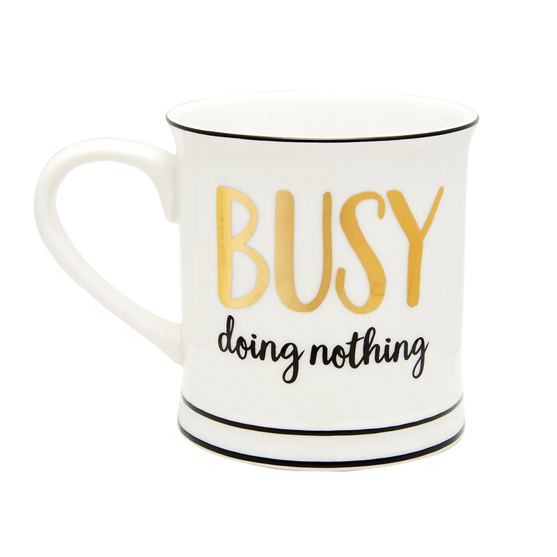 Mugg "Busy doing nothing" • Pryloteket