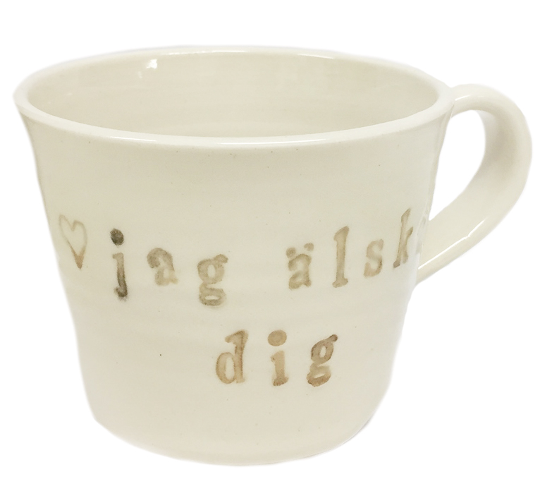Mugg Jag älskar dig från Puss Puss Company