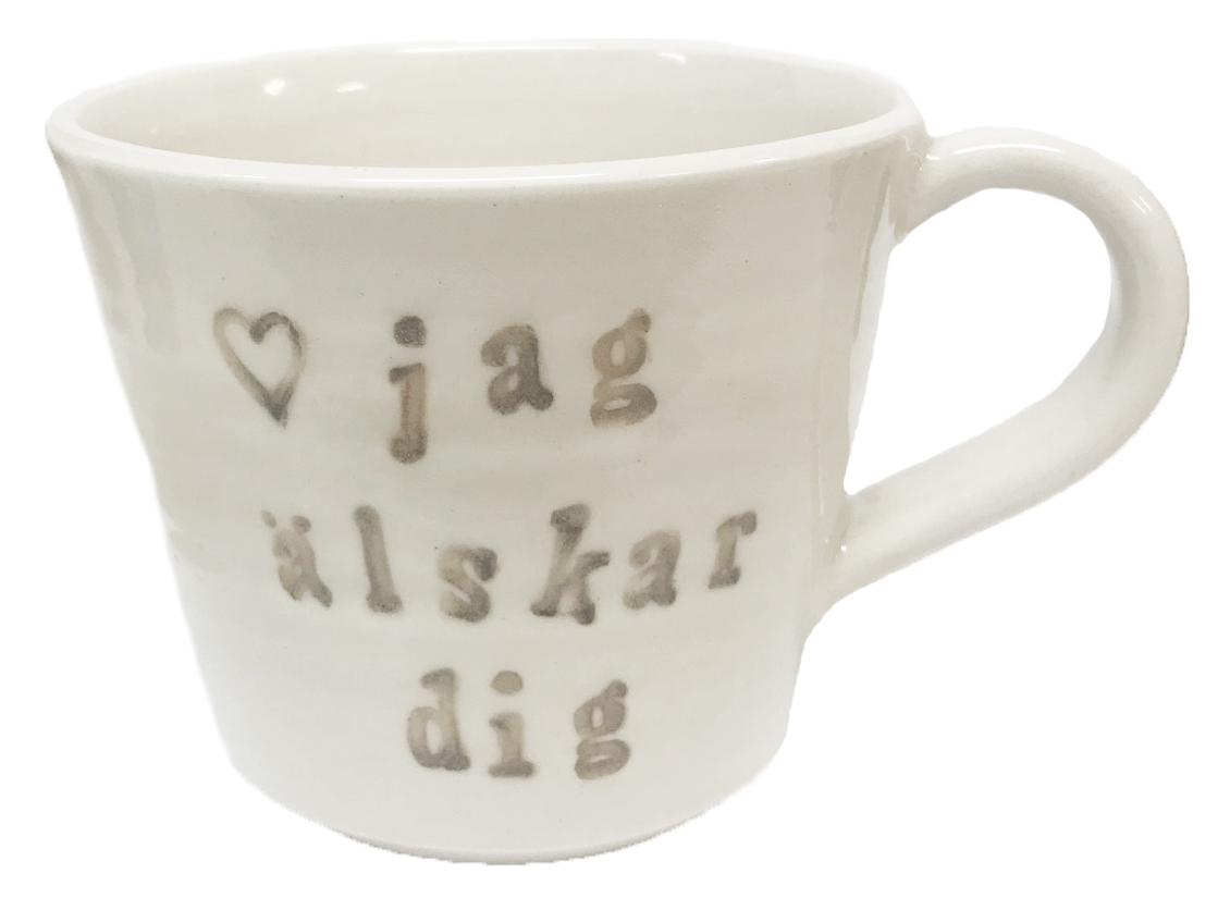 Mugg Jag lskar dig frn Puss Puss Company