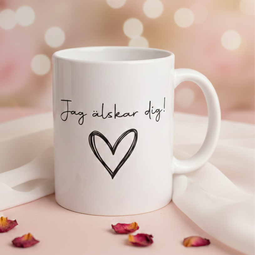 Mugg Jag älskar dig
