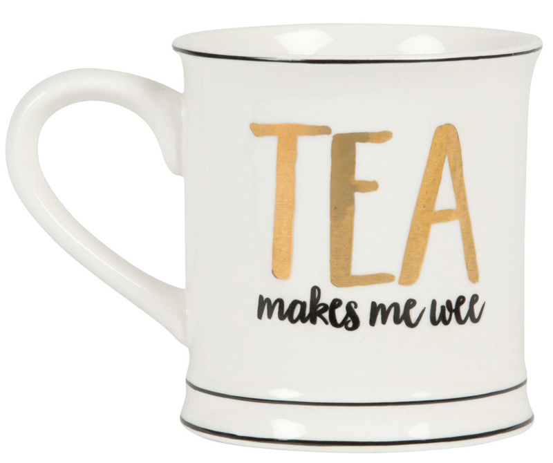 Mugg "Tea makes me wee" • Pryloteket