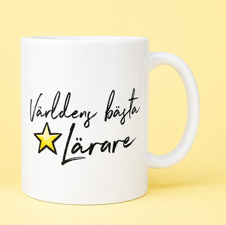 Mugg Världens bästa Lärare 