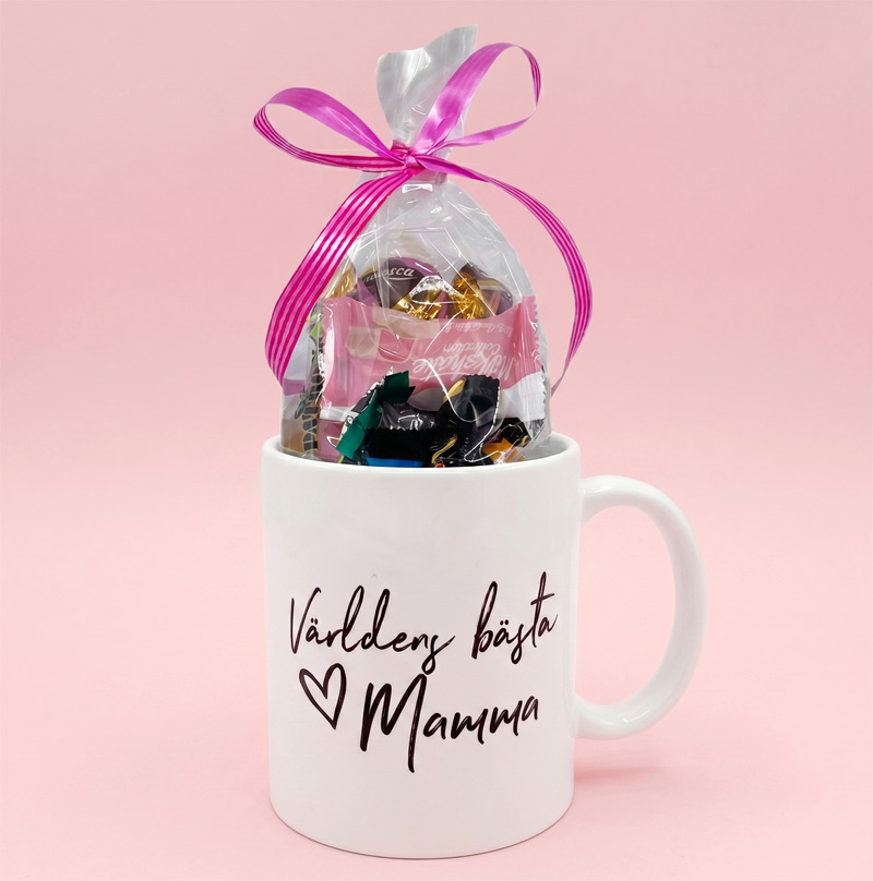 Mugg Världens bästa Mamma med godis