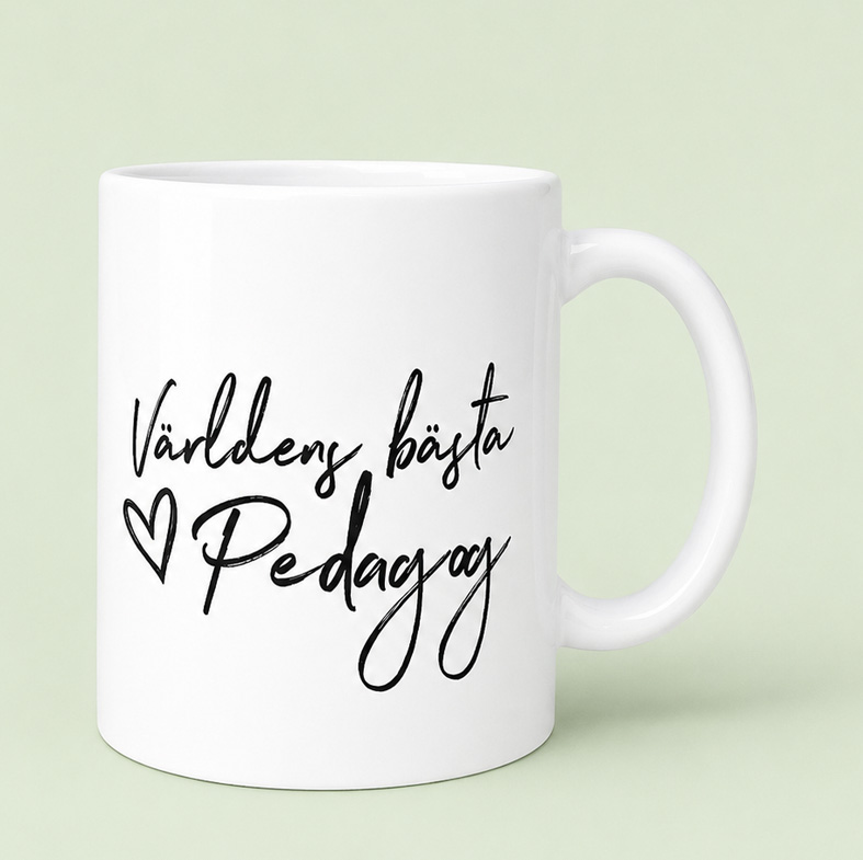 Mugg Världens bästa Pedagog 