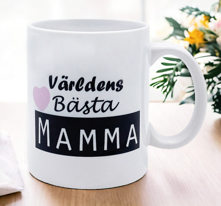 Mugg "Världens bästa Mamma" - Presenteriet • Pryloteket