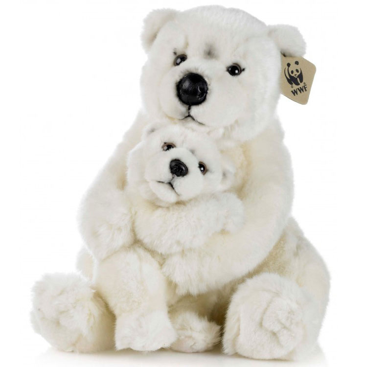 WWF (Världsnaturfonden) Isbjörn med baby - WWF (Världsnaturfonden)