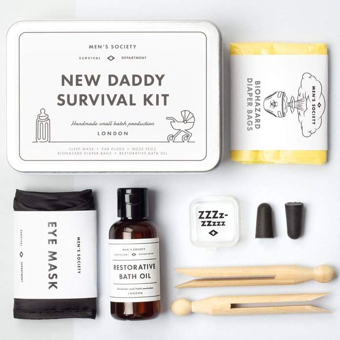 New Daddy Survival Kit - verlevnadskit till den nyblivna pappan