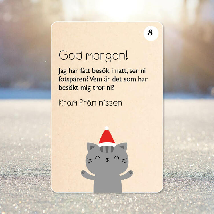 Nissebrev för små barn