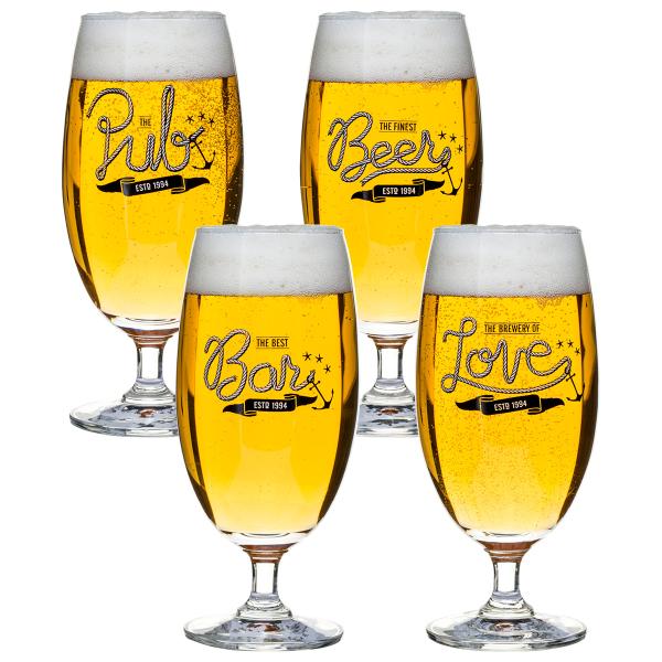 Club ölglas, 4-pack från Sagaform