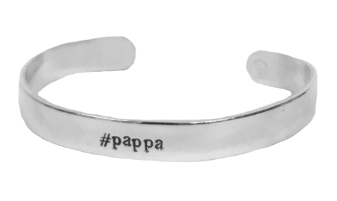 Armband #pappa - Littlebit Design