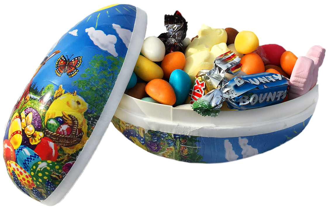 Påskägg, 450g godis