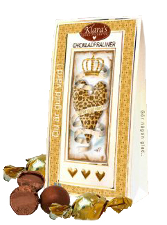 Du är guld värd - Lyxiga chokladpraliner