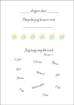 Min resa (Fyll-i bok)