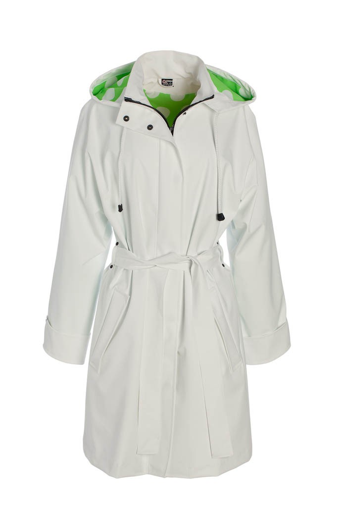 Garda of Sweden AB Regnkappa CityCoat Vit - Garda of Sweden