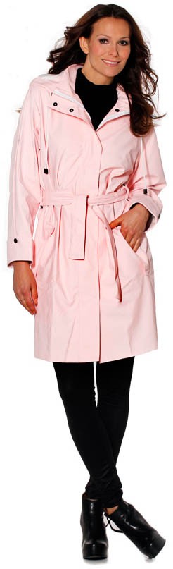 Garda of Sweden AB Regnkappa CityCoat Rosa (rosa foder m vita prickar) - Garda of Sweden