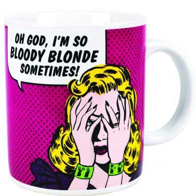 Retro mugg, Oh God, I'm so bloody blonde sometimes!