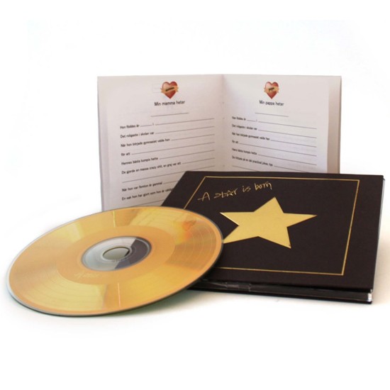 A Star is Born, Cd-skiva och fyll-i-häfte till den nyfödda