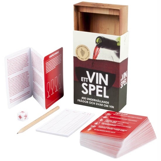 Ett Vinspel är spelet för vindrickaren som älskar vin och anser sig vara något av hobbyexperter på området