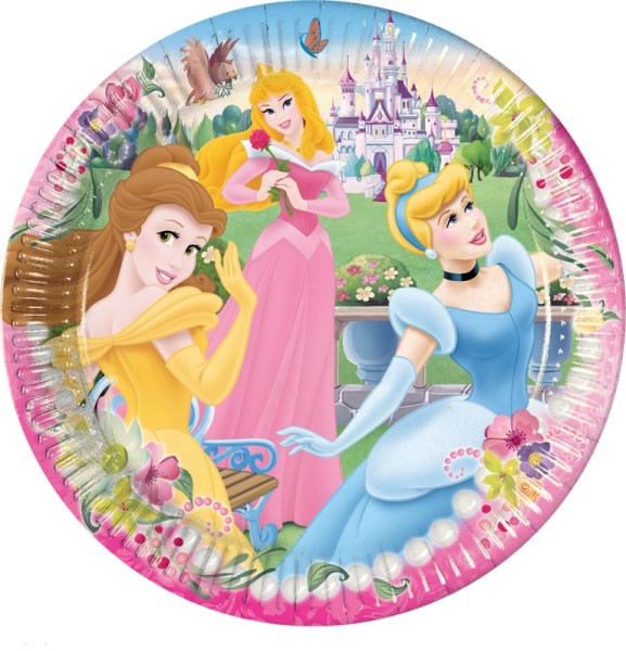  Tallrikar Disney Princess, 10st