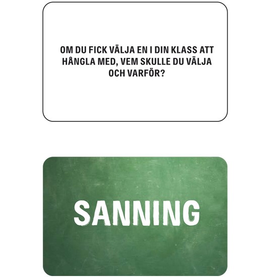 Sanning eller Konsekvens Student r det ultimata studentspelet som innehller frgor om klasskompisarna, skoltiden och studenten.