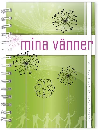 Glimra Förlag UTGÅTT Mina vänner - en fyll-i-bok om vuxen vänskap