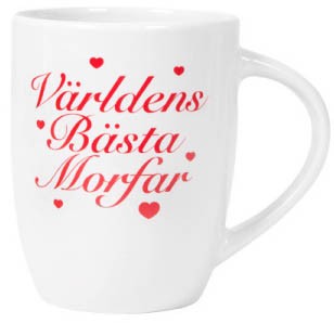 Mugg, Världens bästa morfar