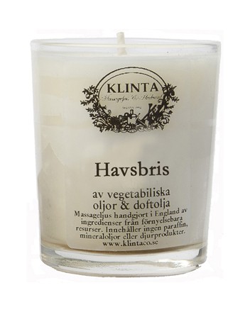 Klara och Co UTGÅTT Massageljus/Doftljus Havsbris - Klinta