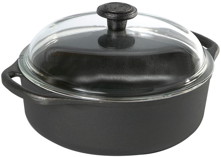 Skeppshult gryta rund 3 liter med glaslock