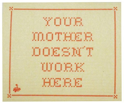 Disktrasa ""Your mother doesn't work here""