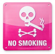 Skylt, No Smoking