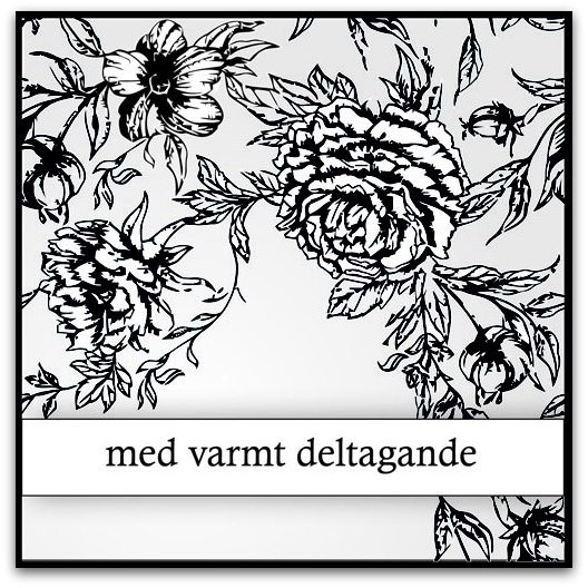 Kort "Med varmt deltagande • Pryloteket
