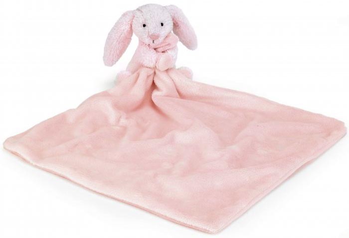 Jellycat Bashful Kanin Snuttefilt, rosa - Jellycat