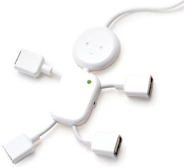 Kikkerland UTGÅTT USB Hub Man