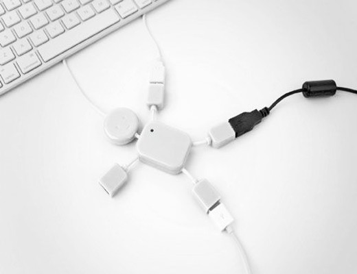 Kikkerland UTGÅTT USB Hub Man