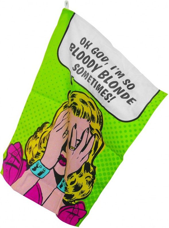 Retro Kökshandduk, Bloody Blonde
